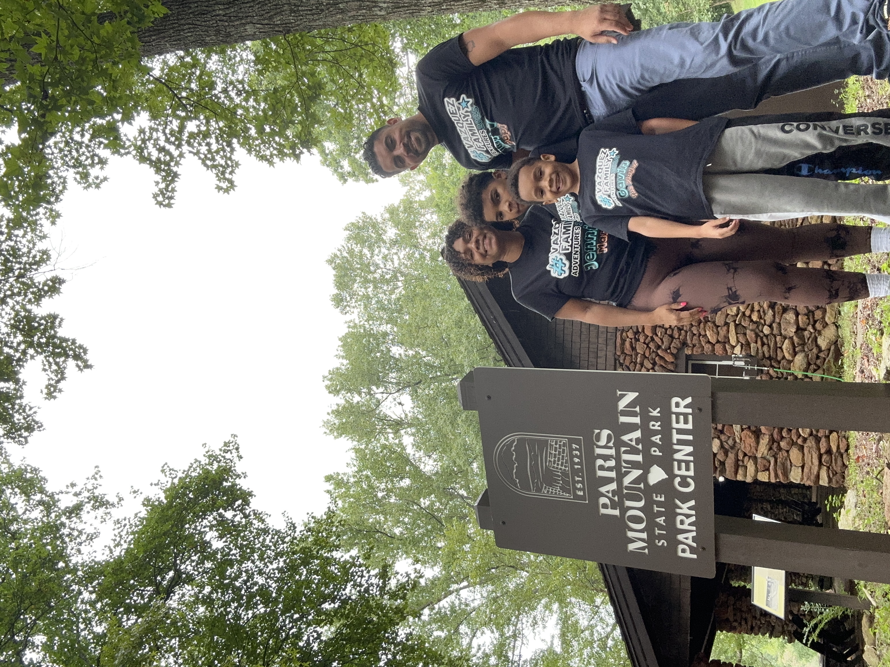 Family at overlook